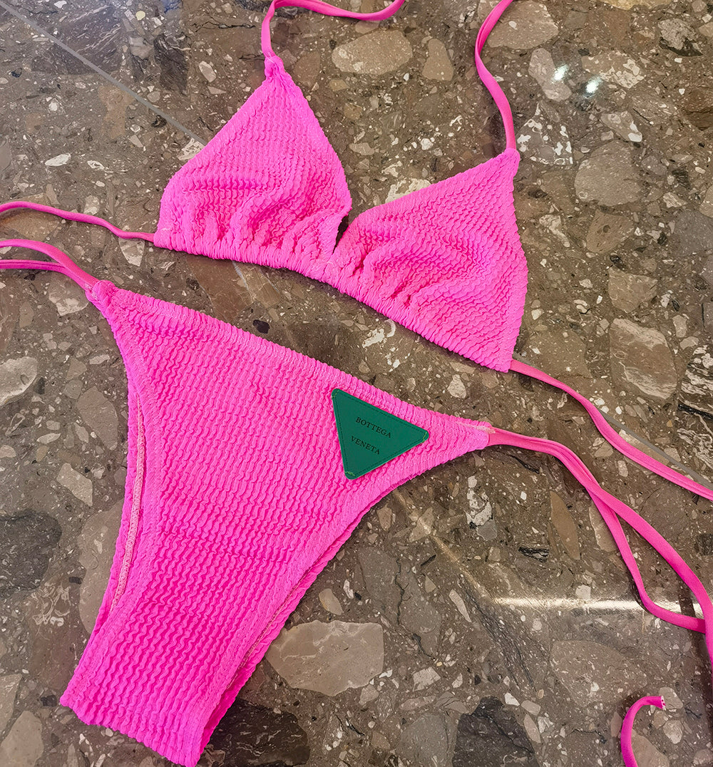 Pink Bottega 2-piece