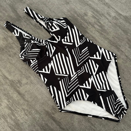 Black star Chanel one-piece